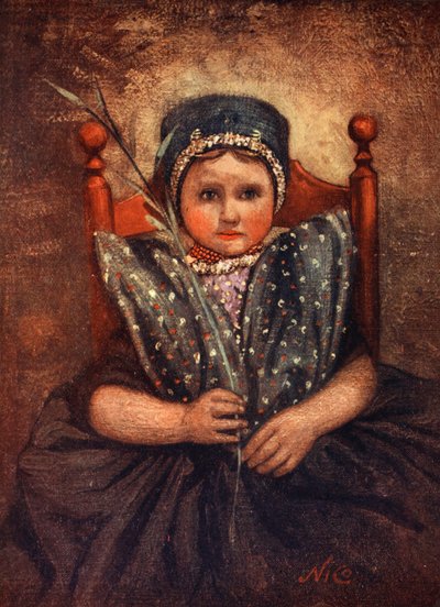 A Little Maiden, 1904 by Nico Jungman